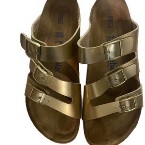 Stylish Metallic Women's Sandals